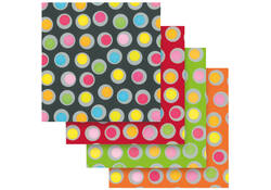 Inpakpapier Special Wrap 200mx70cm spring rounds assorti