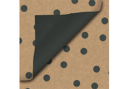 Apparaatrol Special Wrap 200mx50cm kraft zwarte bol