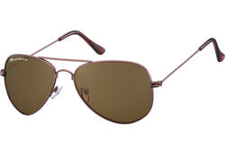Zonnebril Montana met bruin glas en metalen pootje koffiekleur