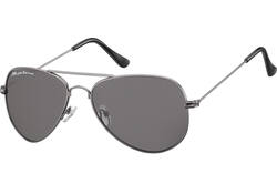 Zonnebril Montana met smoke glas staalkleurig