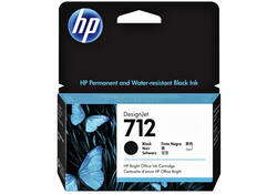 Inktcartridge HP 712 3ED70A zwart