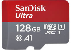 Geheugenkaart Sandisk MicroSDXC Ultra 128GB (140mb/s C10 - SDA UHS-I)