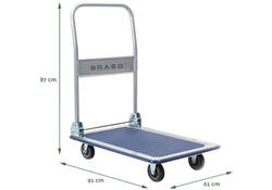 Transportkar BRASQ inklapbaar 300kg