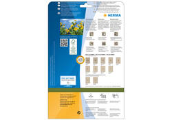 Etiket HERMA 10751 35.6x16.9mm silphie bruin 1600 stuks