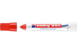 Viltstift edding 950 pastamarker industry rond 10mm rood