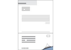 Retourlabel DHL IEZZY A4 1.000 vel 210x102mm 1000 labels
