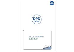 Retourlabel DPD IEZZY A4 1.000 vel 161,5x100mm 1000 labels