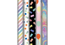 Inpakpapier Stewo Bright Fun 200x70cm assorti