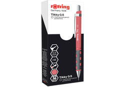 Vulpotlood rOtring Tikky 0.5mm oud roze
