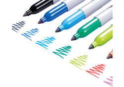 Viltstift Sharpie rond Beat the Maze fijn assorti pak à 30 stuks