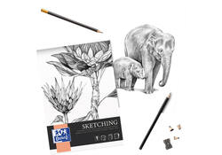 Tekenblok Oxford Sketching A4 50 vel 120 gram