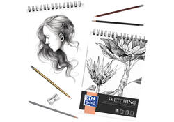 Tekenblok Oxford Sketching A3 50 vel 120 gram spiraal