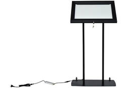 Menu vitrinekast Europel 2x A4 LED