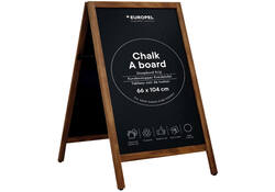 Krijt stoepbord Europel 660x1040mm natur