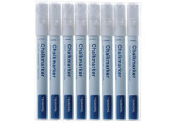 Krijtstift Europel 3mm wit etui 8 stuks