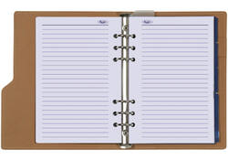 Organizer Kalpa Clipbook A5 inclusief agenda 2024-2025 7dagen/2pagina's slangprint bruin