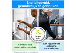 Alcoholgel Tork S4 voor handdesinfectie ongeparfumeerd 1000ml 424103