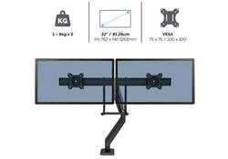 Monitorarm Fellowes Eppa Crossbar wit