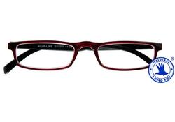 Leesbril I Need You +1.00 dpt Half-line rood