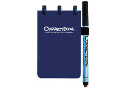 Notitieboek Correctbook A7 blanco 40blz midnight blue
