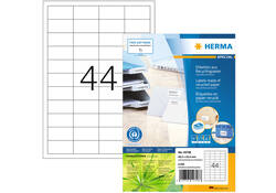 Etiket HERMA recycling 10726 48.3x25.4mm 3520stuks wit
