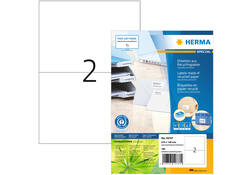 Etiket HERMA recycling 10737 210x148mm 160stuks wit