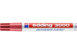 Viltstift edding 3000 rond 1.5-3mm karmijnrood