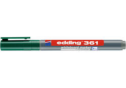 Viltstift edding 361 whiteboard rond 1mm groen