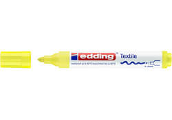 Viltstift edding 4500 textiel rond 2-3mm neon geel