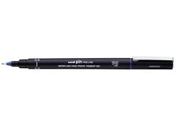 Fineliner Uni-ball Pin 0.3mm blauw