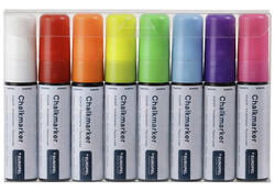 Krijtstift Europel 15mm assorti etui 8 stuks