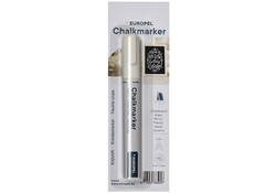 Krijtstift Europel 6mm wit blister 1 stuk