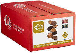 Koekjes Elite Special Dutch chocolate stroopwafelmix 120 stuks