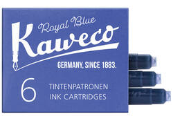 Inktpatroon Kaweco koningsblauw doosje à 6 stuks
