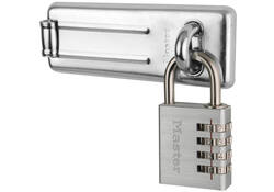 Hangslot MasterLock overval + aluminium 40mm