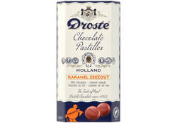 Chocolade Droste duopack pastilles melk karamel zeezout 160gr