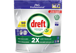 Vaatwastabletten Dreft All-in-1 professional lemon 90 stuks