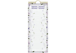 Verjaardagskalender Lannoo Flowers 130x325