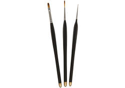 Penselenset Zahn modelbouw 3-delig