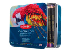 Kleurpotloden Derwent Chromaflow set à 72 kleuren