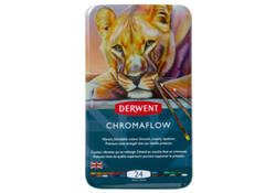Kleurpotloden Derwent Chromaflow set à 24 kleuren