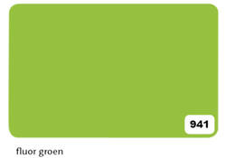 Etalagekarton Folia 1-zijdig 48x68cm 380gr nr941 fluor groen