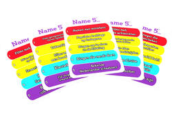 Kaartspel name 5 pocket editie