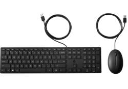 Toetsenbord + muis HP 320MK Qwerty zwart