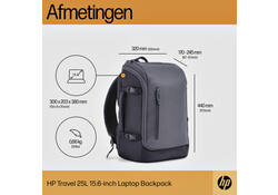 Laptop Rugzak HP travel 25 liter 15.6 blauw/grijs