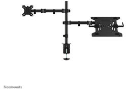 Monitorarm met laptopstandaard Neomounts FPMA-D550NOTEBOOK zwart