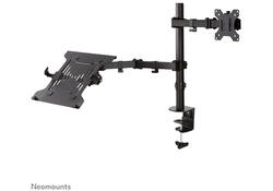 Monitorarm met laptopstandaard Neomounts FPMA-D550NOTEBOOK zwart