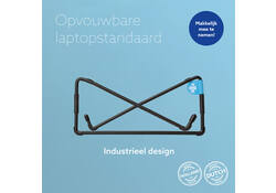 Laptopstandaard R-Go Travel Zwart