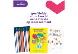Wenskaart Hallmark navulset verjaardag 12 kaarten