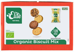 Koekjes Elite Natural biologische biscuitmix 120 stuks